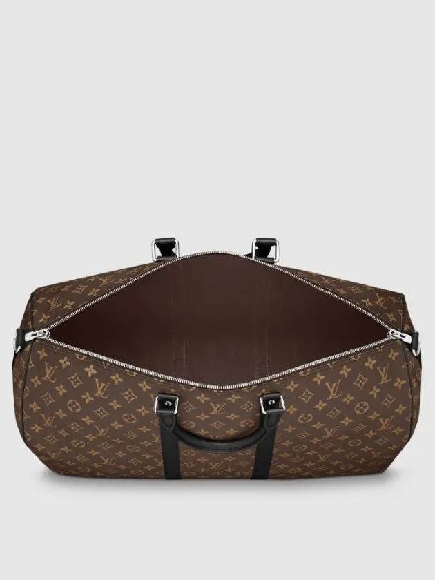 Monogram Keepall 55 Bandouliere Macassar Duffel Bag Brown - LOUIS VUITTON - BALAAN 5