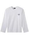 Men's Oliver Logo Long Sleeve T-Shirt White - A.P.C. - BALAAN 2