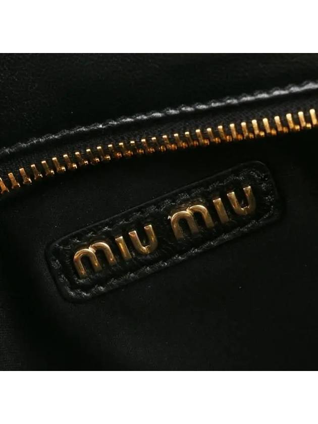 Materasse Nappa Clutch Bag Black - MIU MIU - BALAAN 7