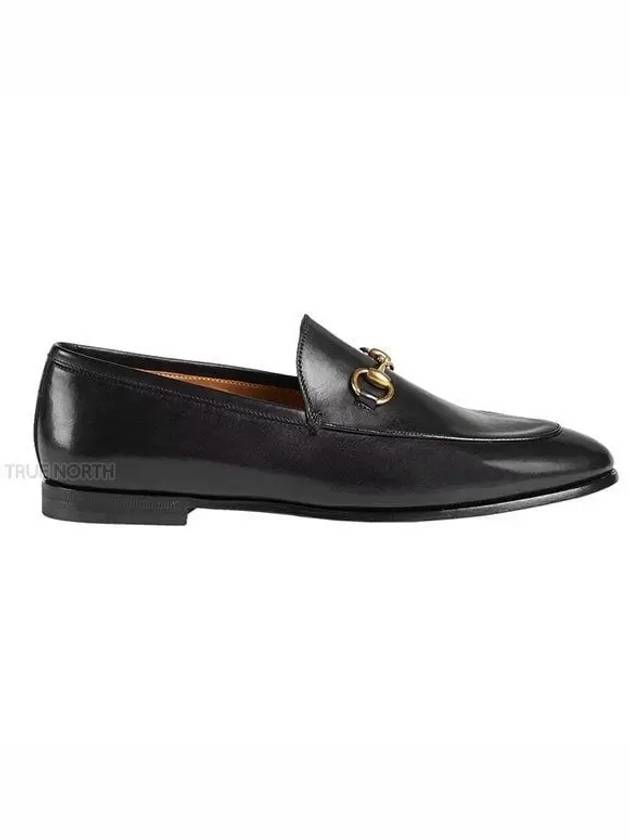 Women's Jordaan Horsebit Leather Loafers Black - GUCCI - BALAAN 2