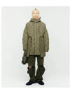 Lace up fishtail parka awa638m KHAKI - ANDERSSON BELL - BALAAN 1