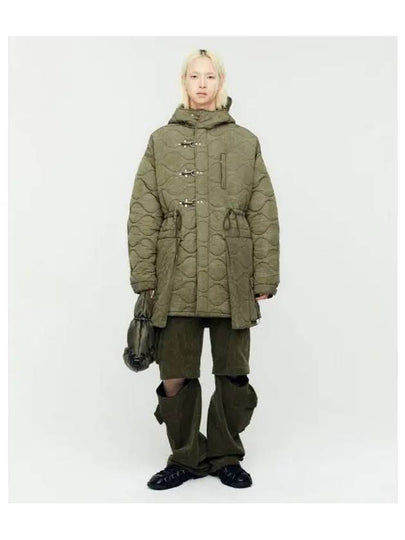 Lace Up Fishtail Parka Khaki - ANDERSSON BELL - BALAAN 2