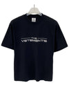 The Line Logo Short Sleeve T Shirt UE51TR410B - VETEMENTS - BALAAN 1