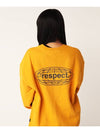 Unisex International Back Logo Sweatshirt Mustard BAL10052 - RESPECT - BALAAN 2