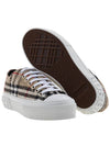 Vintage Check Boucle Low Top Sneakers Beige - BURBERRY - BALAAN 6