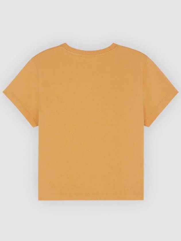 Baby Fox Patch Baby Short Sleeve T-Shirt Orange - MAISON KITSUNE - BALAAN 3