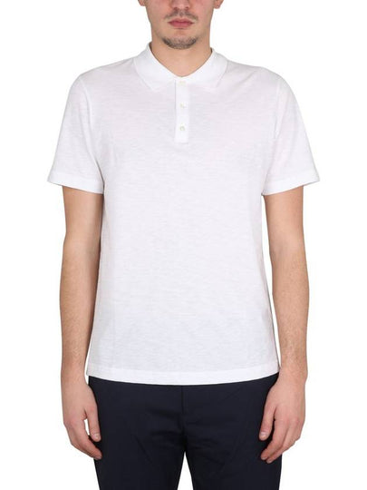 Bronn Cotton Short Sleeve Polo Shirt White - THEORY - BALAAN 2