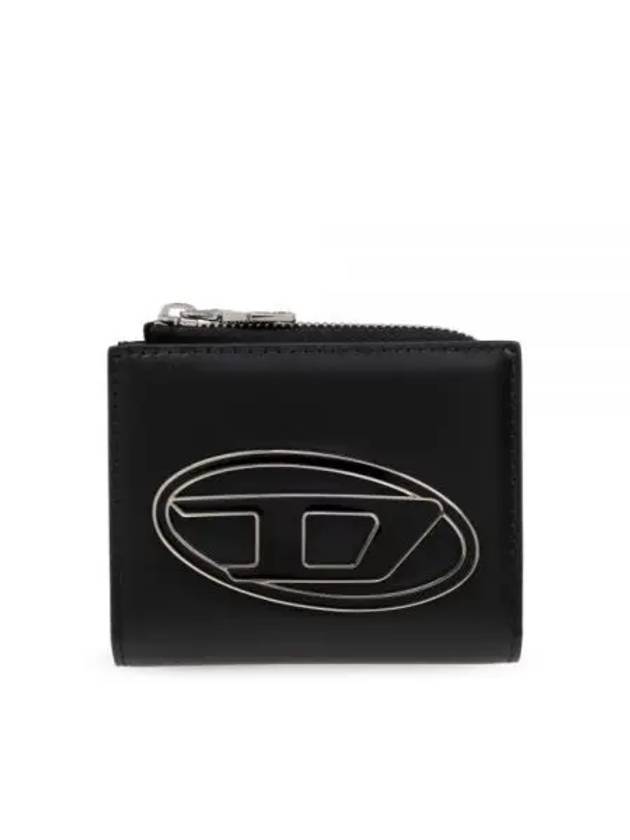 1DR Zipper Card Wallet Black - DIESEL - BALAAN 2