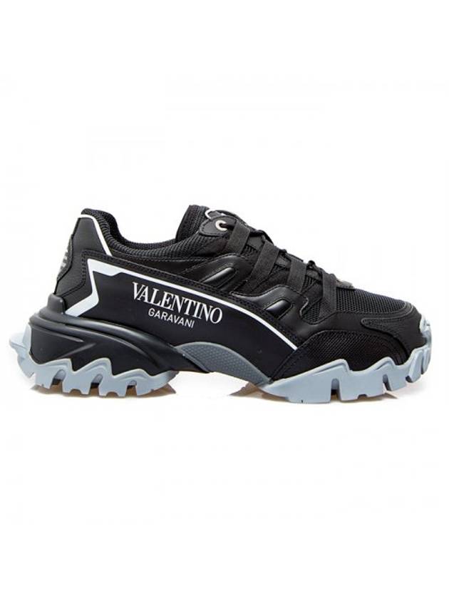 Climbers Low Top Sneakers Black - VALENTINO - BALAAN 1