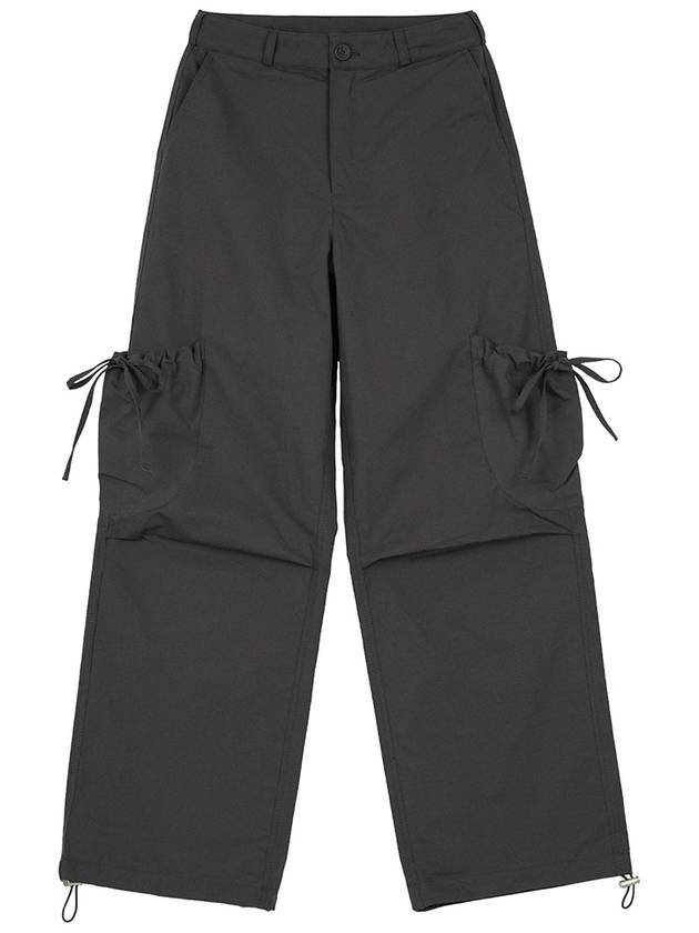 Ribbon string cargo pants gray - HIGH SCHOOL DISCO - BALAAN 2