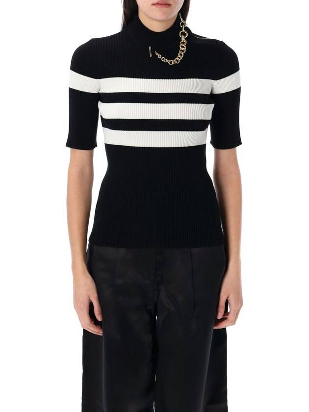 Jean Paul Gaultier Striped Knit Top - JEAN PAUL GAULTIER - BALAAN 1