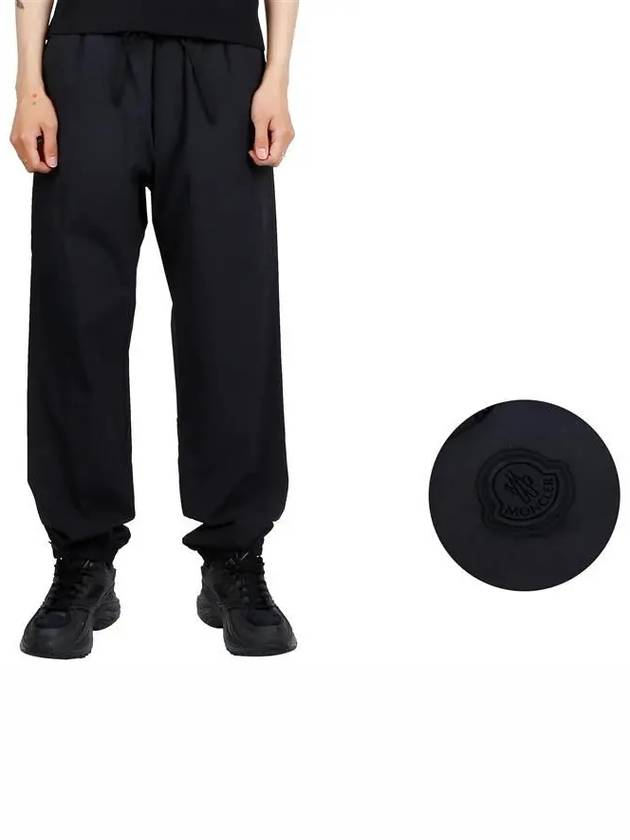 Ripstop jogger pants black - MONCLER - BALAAN 2