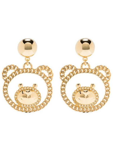 Teddy Bear Clip-on Earrings A91588402 - MOSCHINO - BALAAN 1