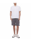 Logo Patch Midi Shorts Grey - THOM BROWNE - BALAAN 4