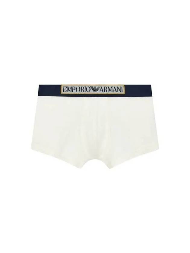 UNDERWEAR Men s Front Logo Banding Cotton Drawn Cream 271241 - EMPORIO ARMANI - BALAAN 1