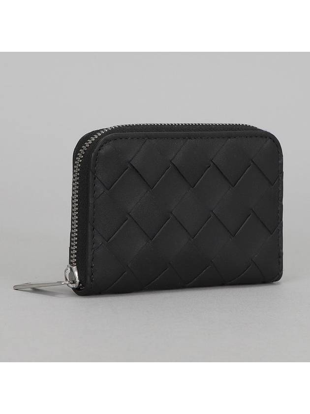 Zipper Coin Purse Black - BOTTEGA VENETA - BALAAN 2