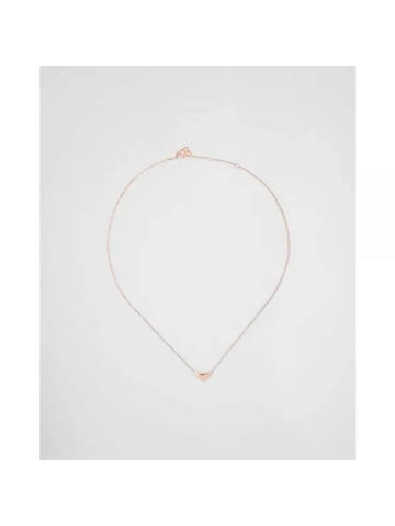 Eternal Gold Mini Triangle Pendant Necklace Pink Gold Rose Boutique 1JCA362FPDF0XEG - PRADA - BALAAN 1