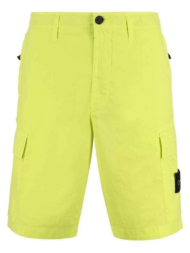 Cargo Bermuda Shorts Neon - STONE ISLAND - BALAAN 1