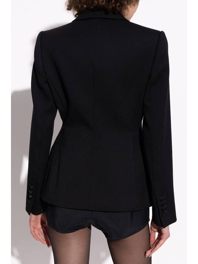 Dolce & Gabbana Wool Blazer, Women's, Black - DOLCE&GABBANA - BALAAN 4