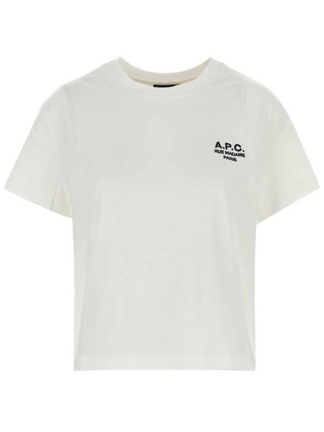 Boxy Rue Madame Short Sleeve T-Shirt White - A.P.C. - BALAAN 2