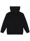 Kids Logo Print Hoodie Black F4MSJBHS240 110 - MSGM - BALAAN 3