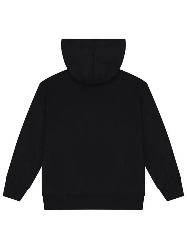 Kids Logo Print Hoodie Black F4MSJBHS240 110 - MSGM - BALAAN 3