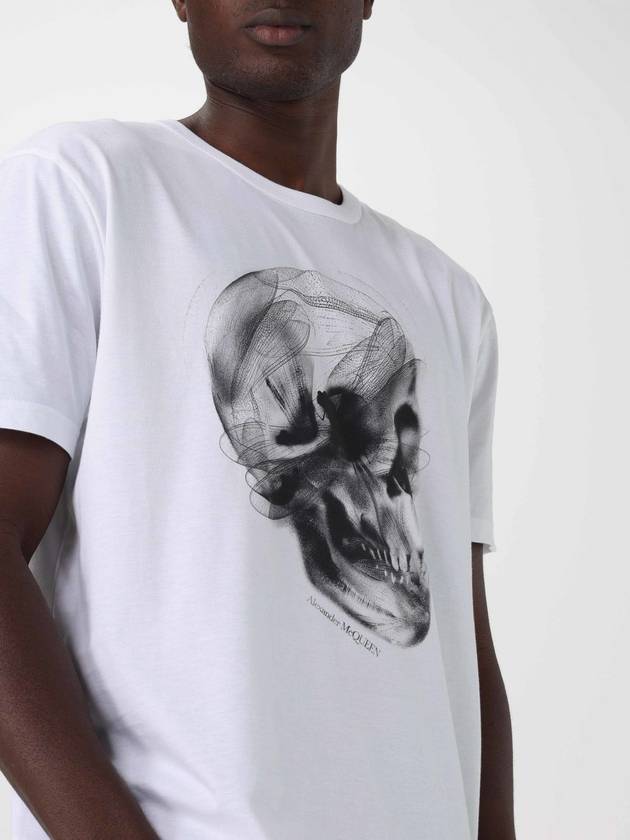 T-shirt Alexander McQueen con stampa Skull - ALEXANDER MCQUEEN - BALAAN 5