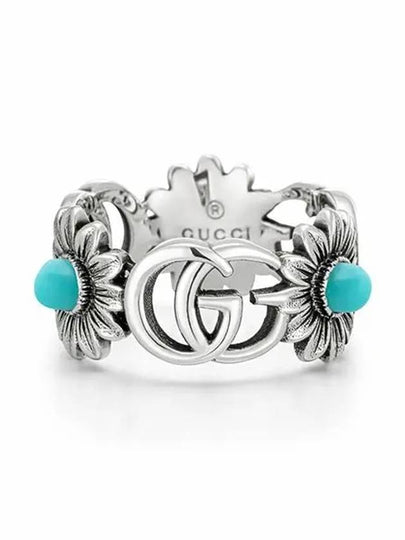 Double G Mother Of Pearl Ring Silver - GUCCI - BALAAN 2