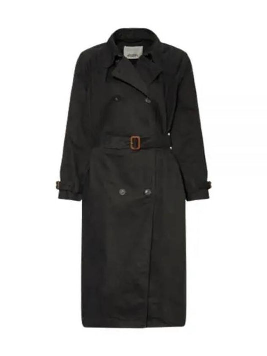 Coat EDENNA MA0204FB B1F02I 01BK Edenna Trench Coat - ISABEL MARANT - BALAAN 2