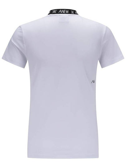 WOMEN NECK JACQUARD LOGO SHORT T SHIRTWH - ANEWGOLF - BALAAN 2