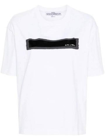 Jean Short Sleeve T-Shirt White - A.P.C. - BALAAN 1