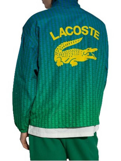 Lacoste Monogram Ombre Showerproof Track Jacket, Brand Size 48 (US Size 38) - LACOSTE - BALAAN 2