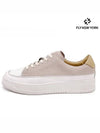 Central Suede Women s Sneakers Beige FNW2312 - FLYNEWYORK - BALAAN 1