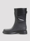 V Logo Bold Edition Middle Boots Black - VALENTINO - BALAAN 3