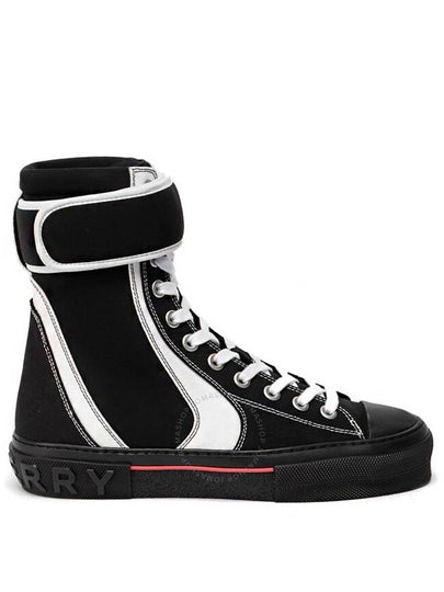 Jermain High Top Sneakers Black - BURBERRY - BALAAN 2