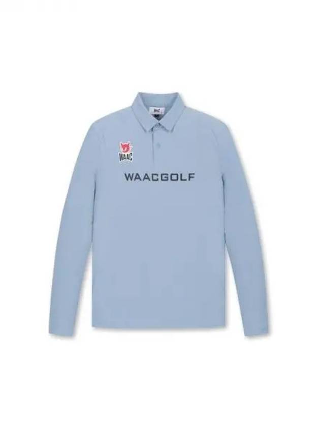 Golf Men s Player Red Emblem Logo Cooling Long Sleeve Polo T Shirt 26TBX24300SBX Domestic Product GQ0Z24082634791 - WAAC - BALAAN 1