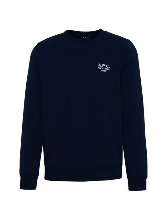 Rider Chest Small Logo Sweatshirt Navy - A.P.C. - BALAAN 1