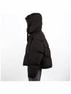 Oversized Nylon Puffer Down Jacket Black - AMI - BALAAN 4