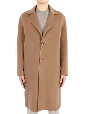 Men's Wool Cashmere Single Coat Camel ITCRUZ ITC61623200 - RVR LARDINI - BALAAN 1