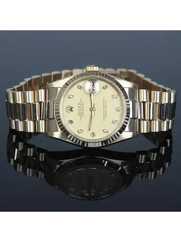 Rolex 68278 10 Point 18K Gold Box Datejust 30MM Unisex Watch - ROLEX - BALAAN 2