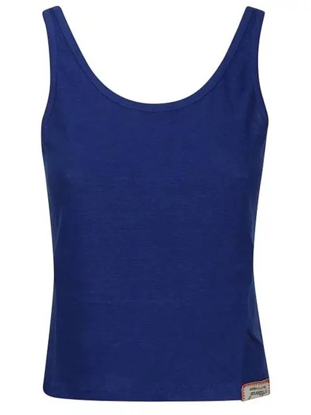 Cotton Sleeveless Mazarine Blue - GOLDEN GOOSE - BALAAN 2