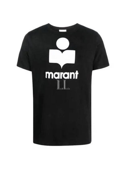 Karman Logo Short Sleeve T-Shirt Black - ISABEL MARANT - BALAAN 2