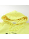 CREW Printing Hooded Top Yellow - BALENCIAGA - BALAAN.