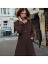 Corduroy square neck mini dress brown - LETTER FROM MOON - BALAAN 7