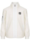 Woven patch shearling jacket OW - PASSARDI - BALAAN 1