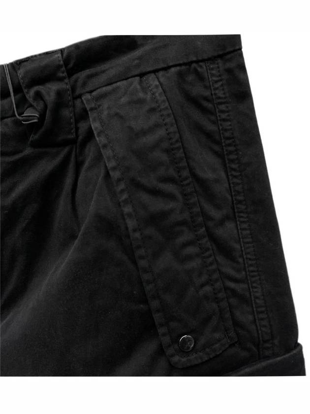 Lens Cargo Straight Pants Black - CP COMPANY - BALAAN 4