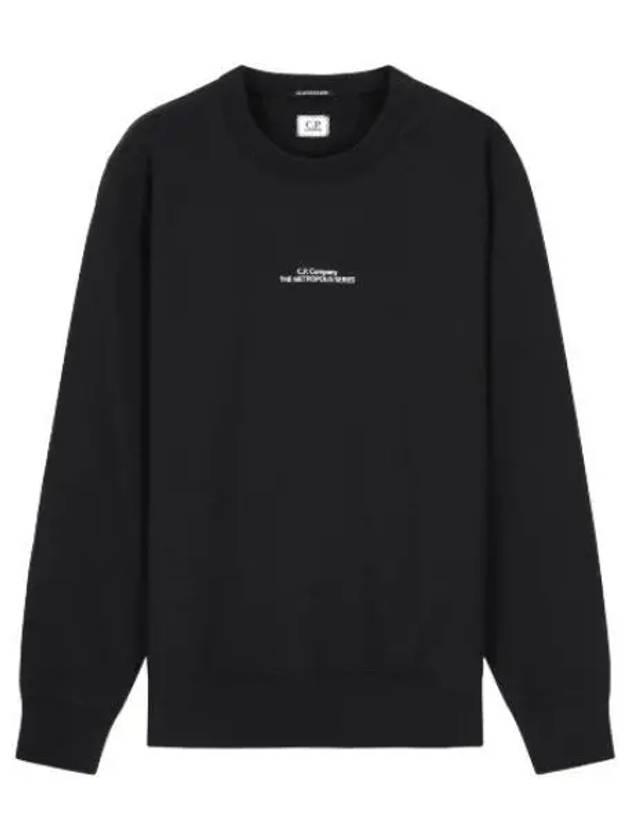 Stretch Fleece Sweatshirt Total Eclipse T Shirt - CP COMPANY - BALAAN 1