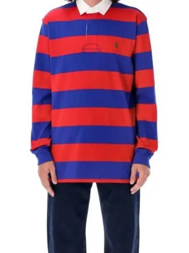 Striped Polo Shirt Red Royal - POLO RALPH LAUREN - BALAAN 2