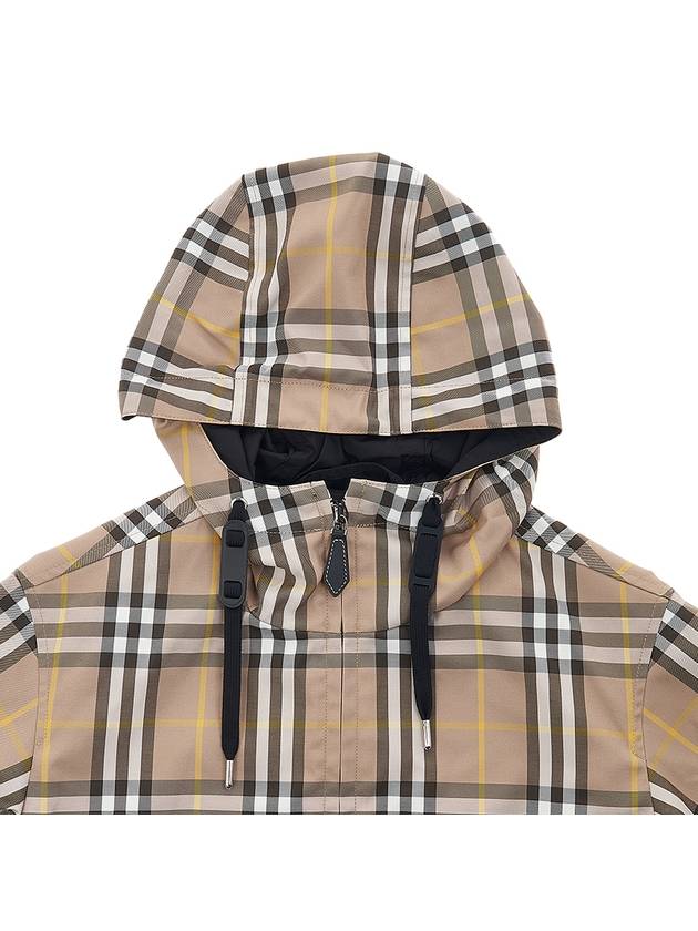 Vintage Check Reversible Hooded Jacket Beige - BURBERRY - BALAAN 7