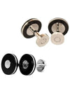 Fix Cufflinks Black Silver - MONTBLANC - BALAAN 3